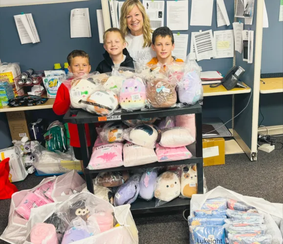 Donation for foster youth